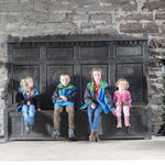 At Doune Castle, set for Monty Python and the Holy Grail. Note the chair from the Knights of Camelot scene.