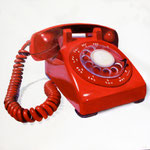 Telephone.  (Permanent collection of the Lafayette Library and Learning Center)