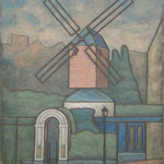 ムーラン ドゥ ラ ギャレット Moulin de la galette  61×46cm カンバスに油彩 l'huile sur toile  2003