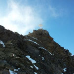 Aufstieg im Alleingang zum Hinteren Seelenkogel (3489m), Kurz unter dem Gipfel