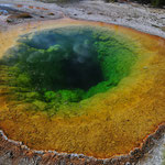 Morning Glory im Yellowstone, Wyoming by Volker Abt