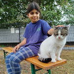 Mila geniest jede Extraportion Streicheleinheiten und kam voll auf ihre Kosten.