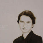 "Rosalind Franklin" Óleo sobre lienzo 61x38