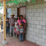 in front of new house
