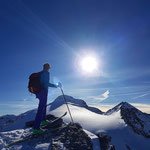 Walter auf dem Furggeltihorn - Vals Graubünden Schweiz