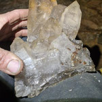 Bergfrische Quarzkristallgruppe