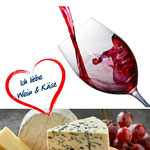 Wein küsst Käse