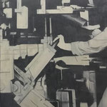 《新制玛法》 , 布面油画  100×100cm，2019