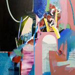 All is back with triumph  , Oil on canvas 134×118cm，2021