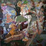 Le Grau-du-Roi Port ,  Oil on canvas -  145 x 145 cm , 2010