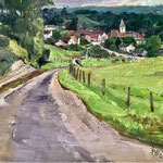 Country road - Oil on canvas - 60x50 cm - 2019