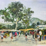 Marcher des alpilles - 73x100cm - 2014