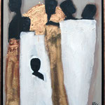 Groupe afrique - mixed media - 92x73 cm - 2007