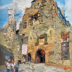 The Castle of St. Michel - Oil on canvas - 40x50 cm - 2018