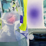 《天上人间，至宝至珍》, 布面油画  120x100cm，2021