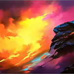 Lava  - 60*80cm - Acrylic On Canvas - 2017