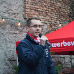 Begrüßung durch den Kerwevadder 2014, Steffen Schäfer.