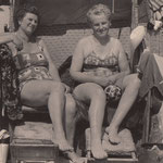 Milda Neitsch im Urlaub in Bansin.