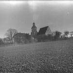 Blick auf die Kirche in Dorna.