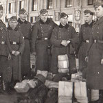 1940 Abfahrt in den Fronturlaub aus Frankreich.