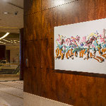 Exhibition scenery at  ANA  InterContinental Tokyo.   "Layers"    1F