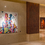 Exhibition scenery at  ANA  InterContinental Tokyo.   "Layers"    1F