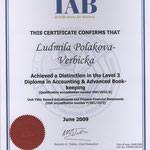 IBA (International Association of Bookeepers- Level 3 Diploma in Accounting