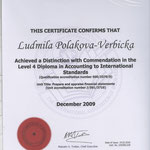 IBA (International Association of Bookeepers- Level 4 Diploma Accounting to International Standarts