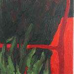Nentwig 2025 "Grün und Rot " 30 x 30 cm