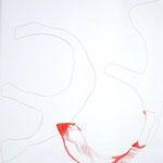 Nentwig 2023 "OT" Kopierstift auf Papier, 150 x 130 cm
