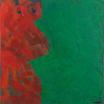 Nentwig 2025 "Grün stört Rot" 30 x 30 cm