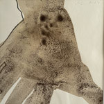 Nentwig 2025 "Hand" Torf auf Papier 15 x 15 cm