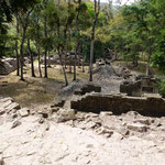 Sur le site Maya á Copan Ruinas