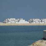 Habitations gagnées sur la mer