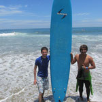 mit meinem Surflehrer