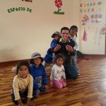 im Kindergarten in Huacarpay