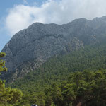 parallel zur Küstenstraße nach Antalya war es viel schöner