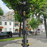 Strassenlaternenkunst in der Gogolia-Street