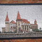 Burg Hunedoara in Eisenmarkt - Wandbild