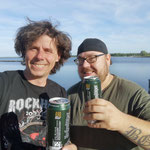Abschlussbier in Bitterfeld mit Bodo