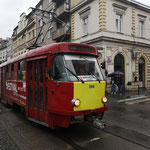 Strassenbahn in Sarajevo, da gab es alles, von alt bis neu