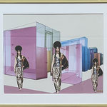 COLLAGE no 2: “CATWALK”                           40 x 30 cm