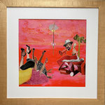 COLLAGE no 20: “PETIT COMITÉ”                    70 x 70 cm