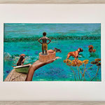COLLAGE no 16: “A DOG’S NATURE”                70 x 50 cm