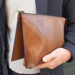 La Fabrique Fournié - Pochette en cuir