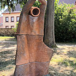 die Tanzende, h 165cm, Terrakotta