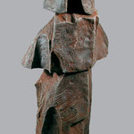 die Gepanzerte, h 89cm, Terrakotta