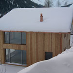 Wohnhaus Sedrun, Holzelementbau.