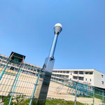 No.9_校庭の電子基準点(堺)_電子基準点「堺」（大阪府堺市中区）