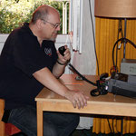 OVV Wolfhard, DO5WE, an der CLubstation